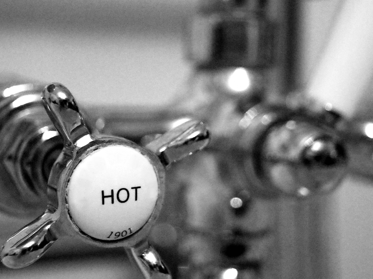 hot water