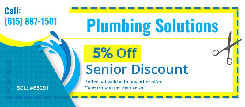 5% Senior Discount for Nashville Plumbing Services