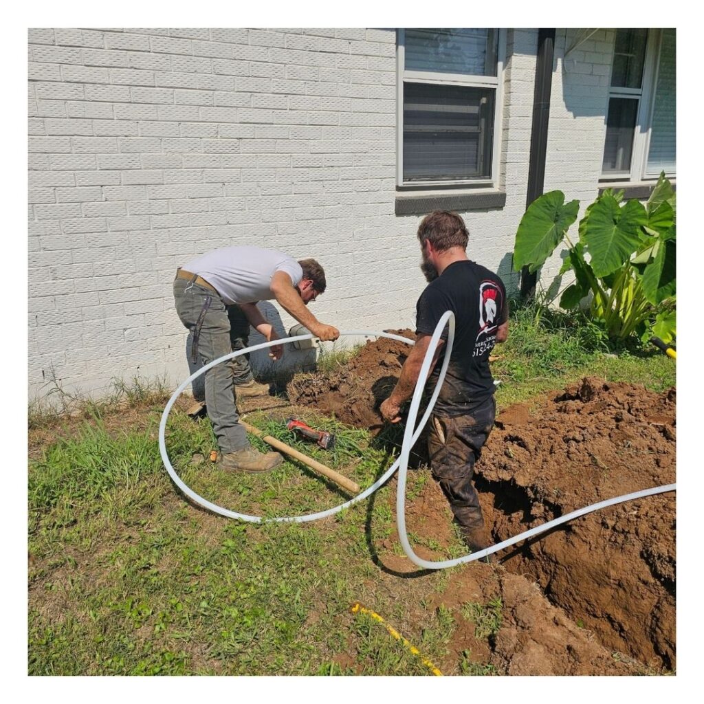 professional plumbing experts working