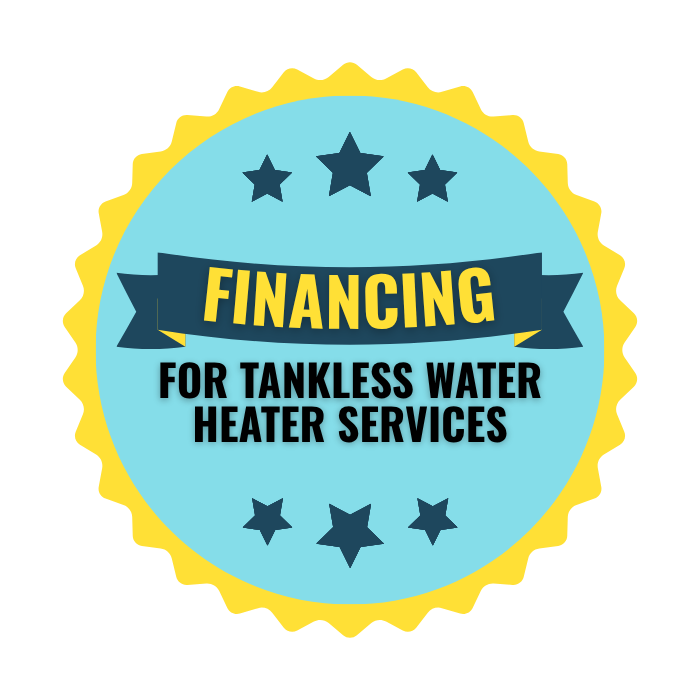 financing for tankless water heater services
