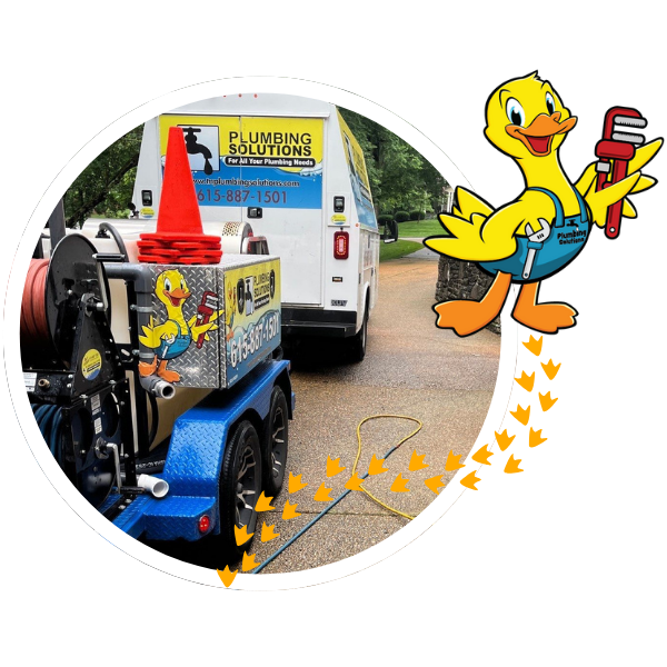 Plumbing Solutions van for commercial plumbing services