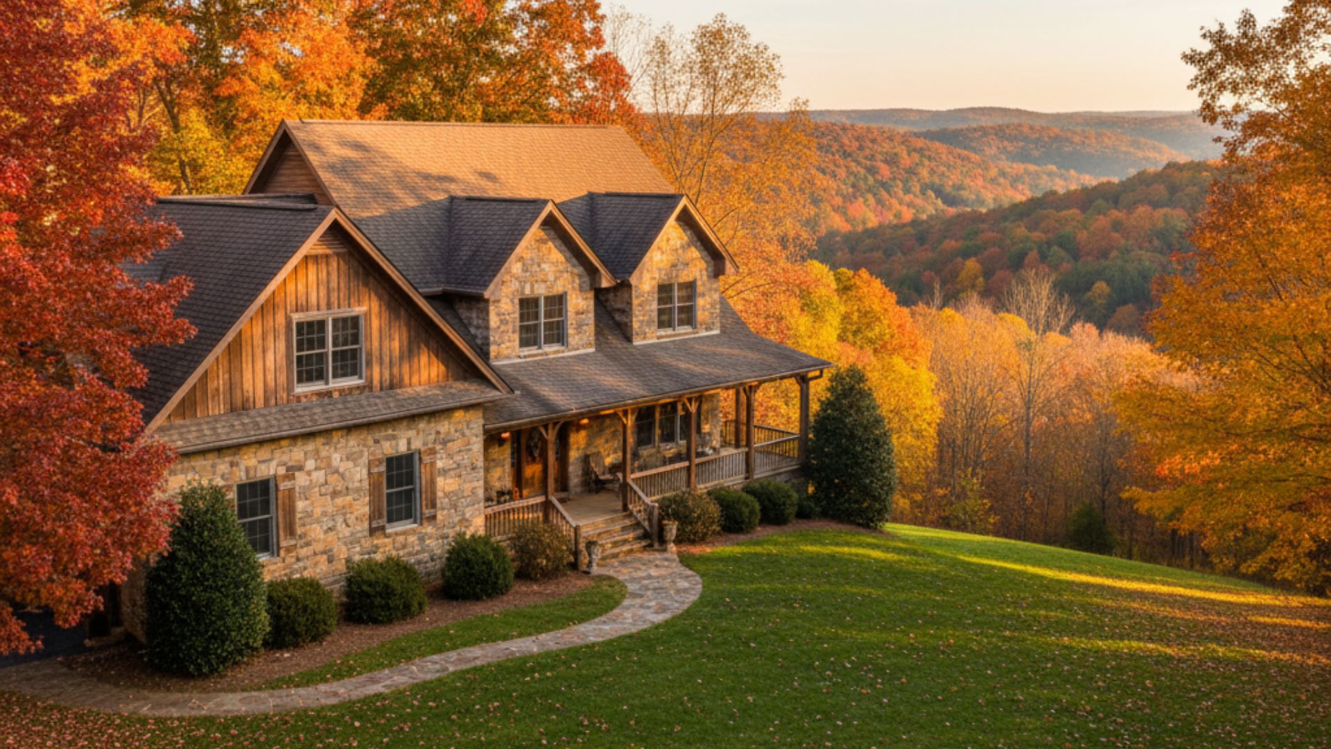 home in Nashville during the fall