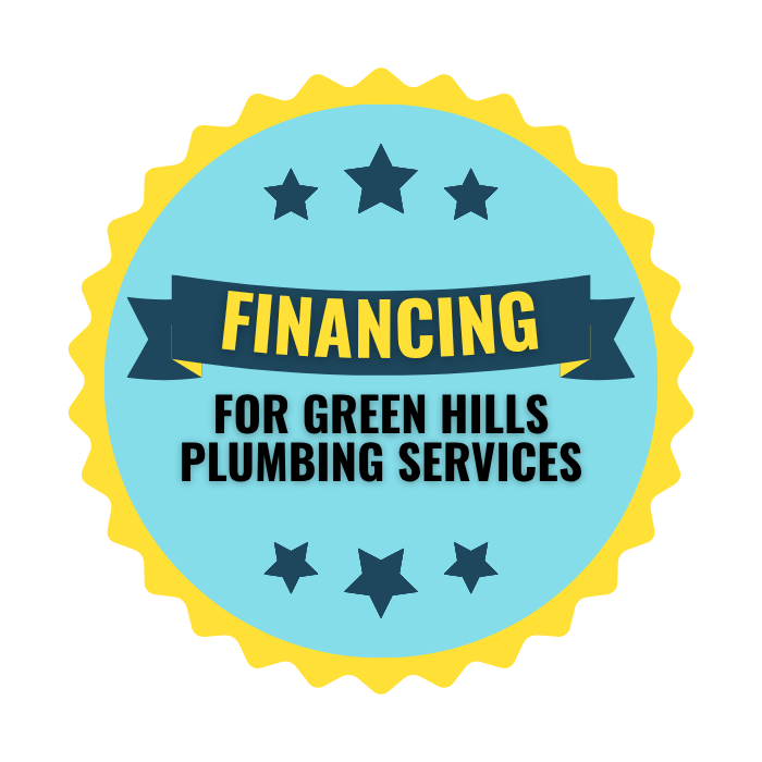 financing for Green Hills plumbing services