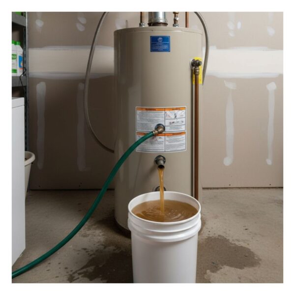 flushing a water heater