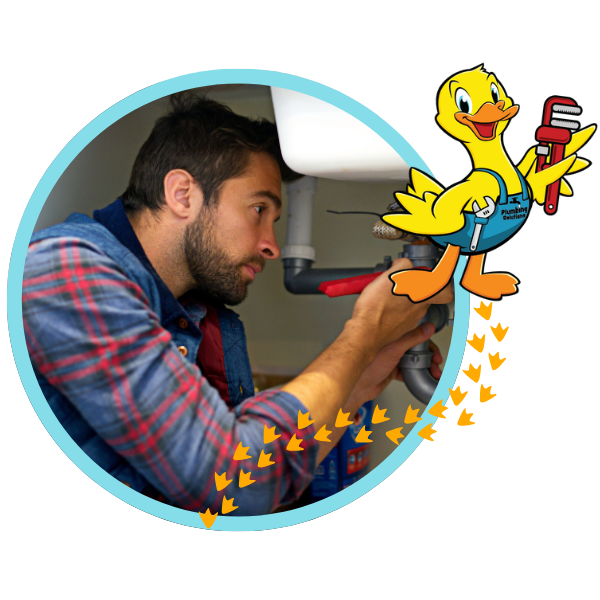 Plumber working